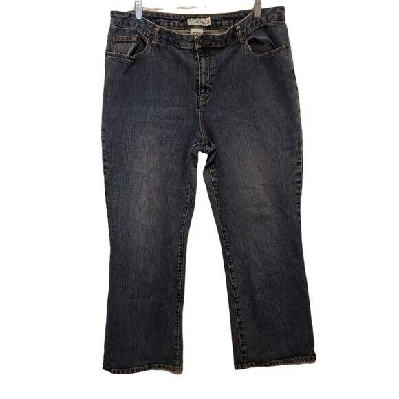 L.A. Blues Womens Size 3s Blue Solid Bootcut Jeans